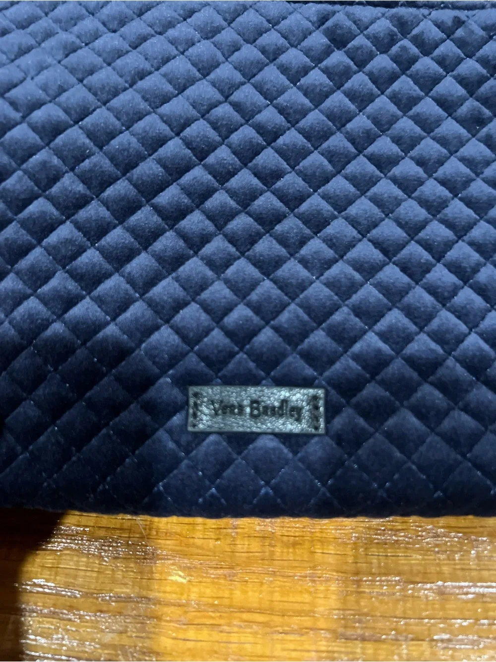 Vera Bradley quilted velour